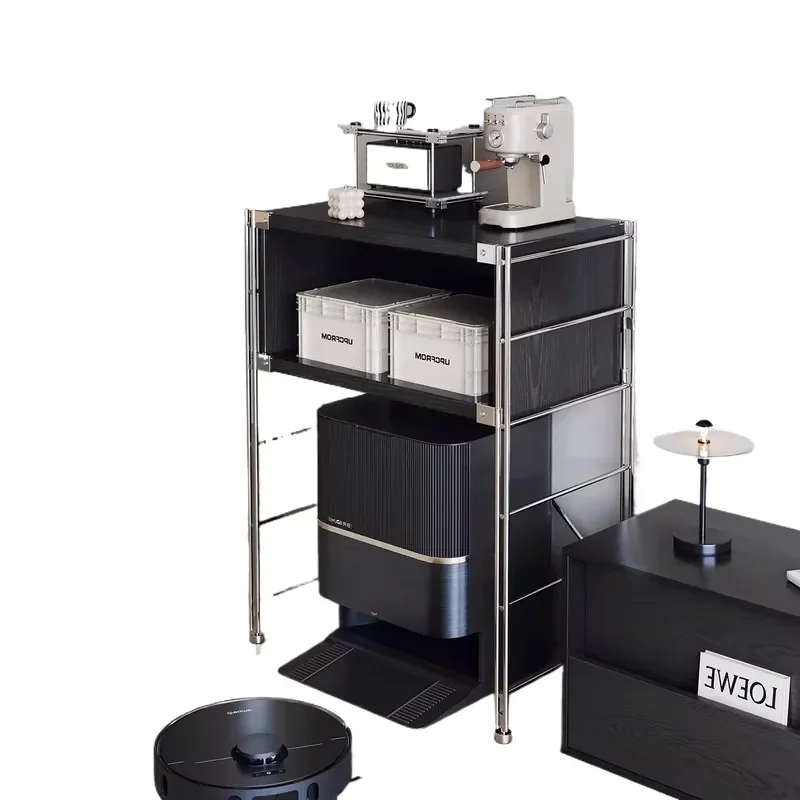 for Shelf Floor to Ceiling Optical Axis Living Room Balcony Kitchen Storage Cabinet Under Empty Sweeping Robot Above Storage