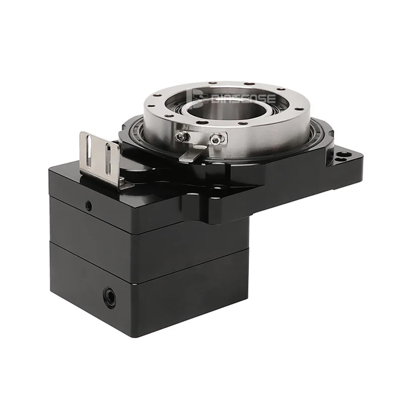 Hollow rotary platform gear reducer 400w DTN450 servo motor gear reducer high precision splitter