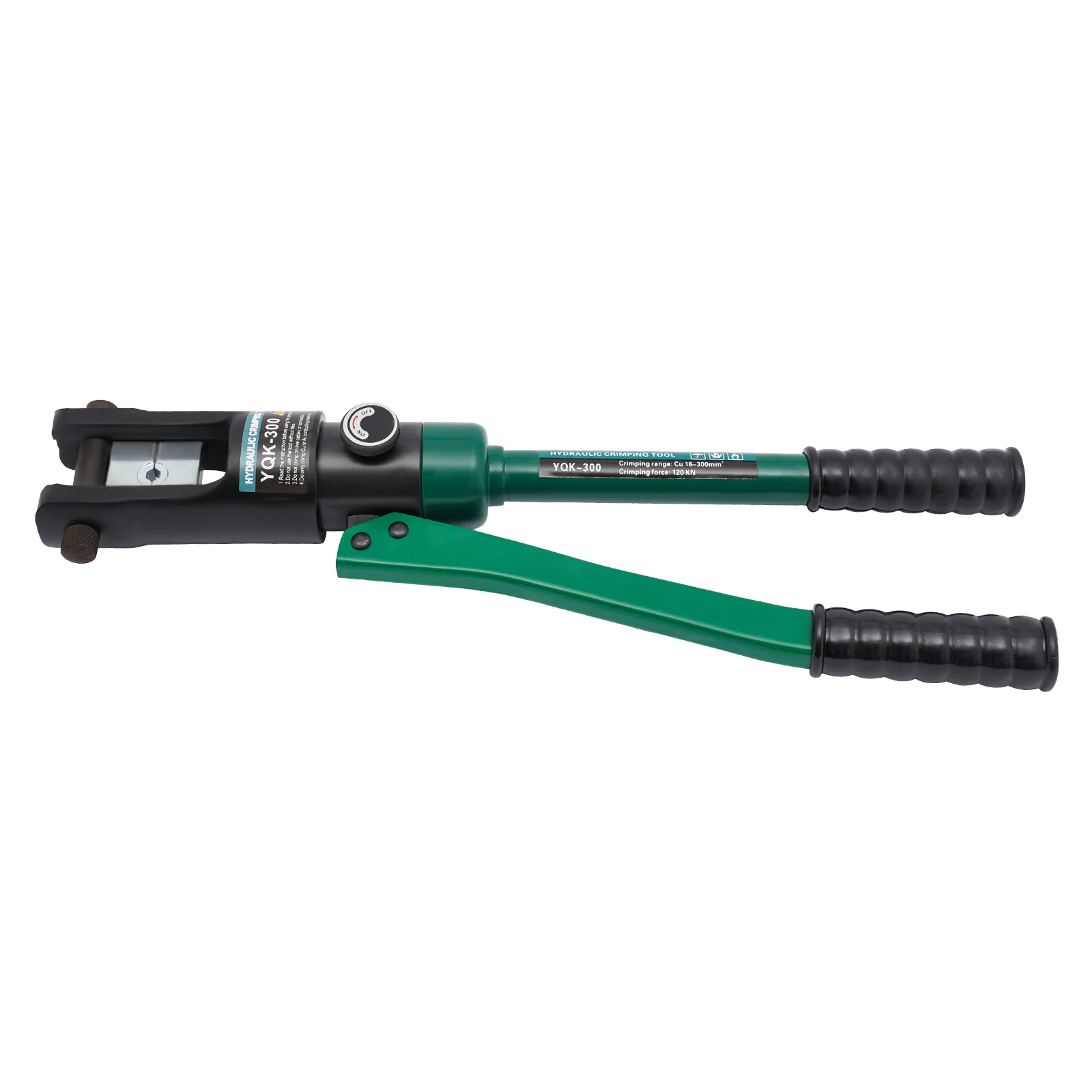 12T Hydraulic Crimping Tool Steel Wire Rope Wire Balustrade Crimper W/20 Dies Yellow/Green/Red/Blue