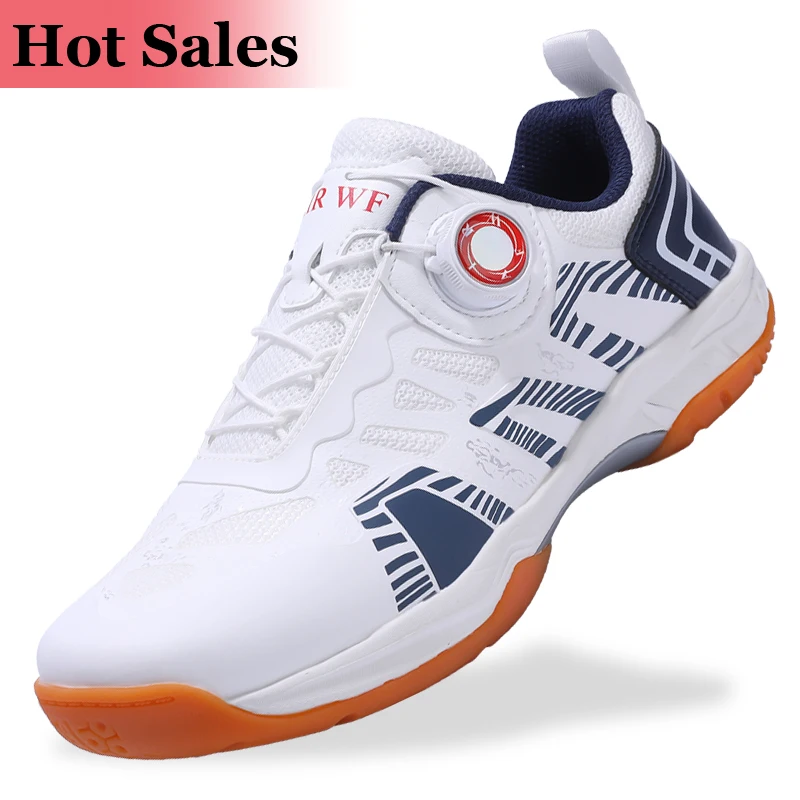 Fashionable Non-Slip Badminton Shoes, Men's Sports Shoes, Women's Shoes, Table Tennis Shoes, Mesh Breathable Tennis Shoes, Youth Student Comprehensive Training Shoes, Lightweight Wear-Resistant Running Shoes, Knob Buck