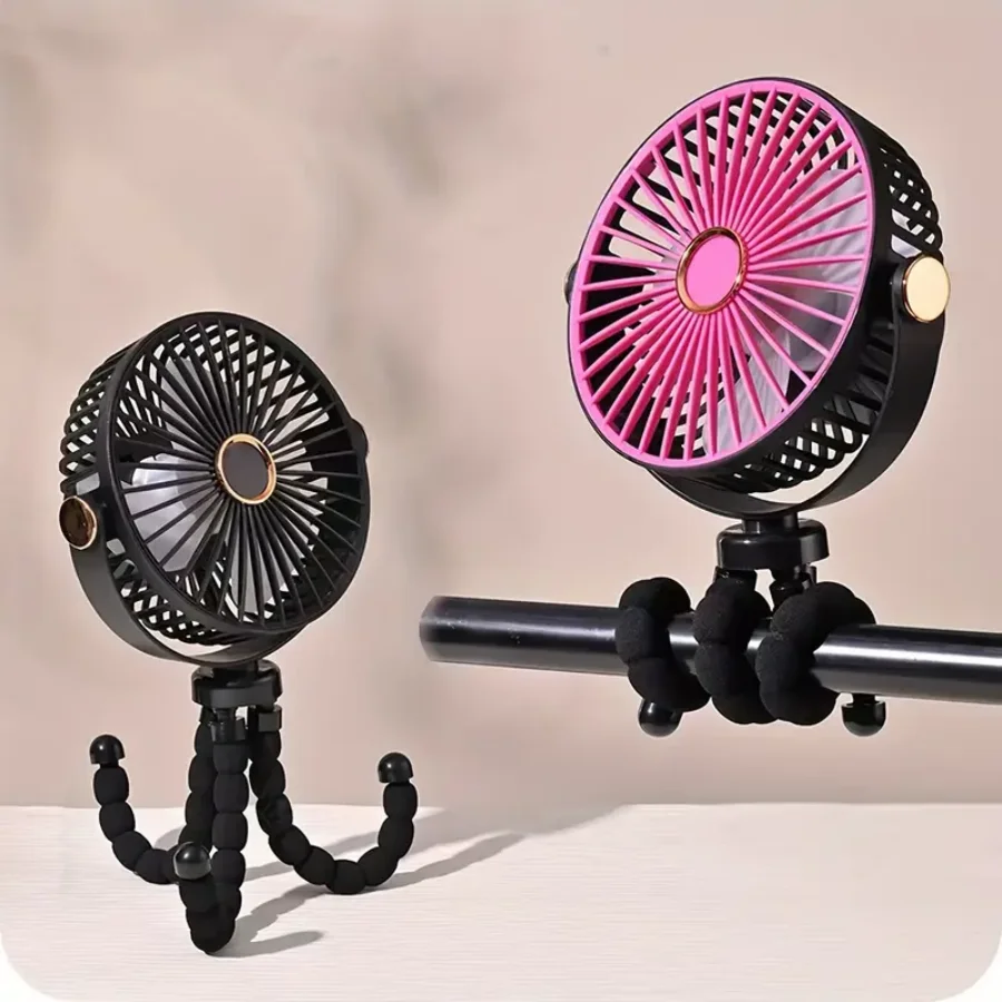 

Ручной USB-вентилятор с перезаряжаемым дизайном на 8 ножках, портативный персональный настольный вентилятор, тихий охлаждающий вентилятор для офиса, путешествий на открытом воздухе