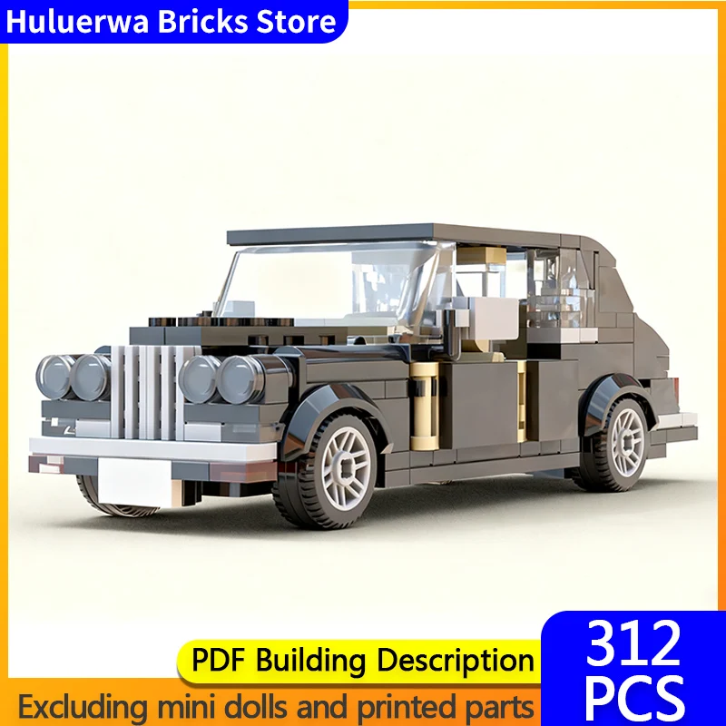 

Модель скоростного гоночного автомобиля MOC, строительные кирпичи DS420, классический роскошный автомобиль, модульная технология, детские праздничные подарки, сборные игрушки, костюм