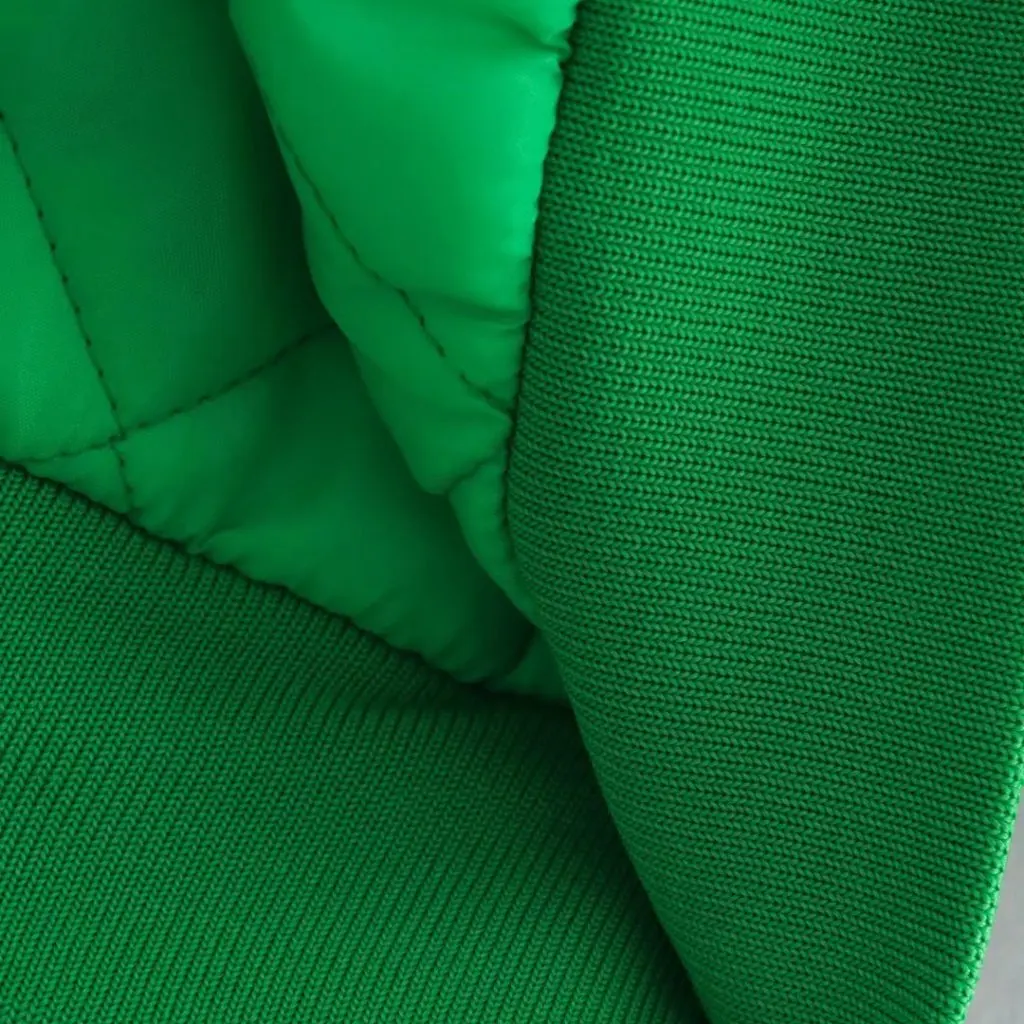 

Женская куртка-бомбер свободного кроя в европейском и американском стиле с карманом, модное хлопковое пальто с карманами, универсальное украшение