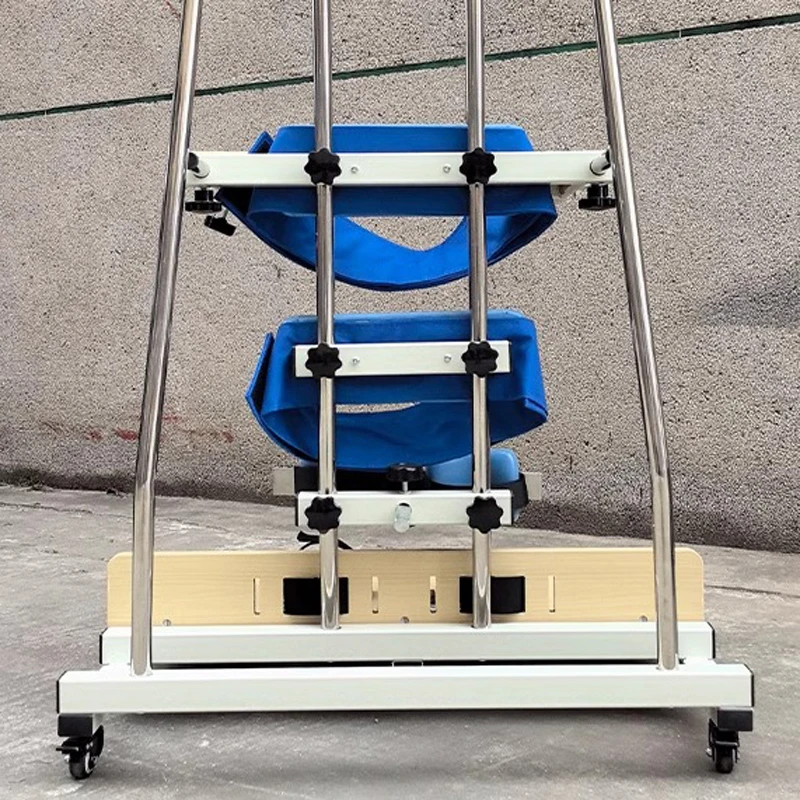 إطار قائم للأطفال، معدات تدريب إعادة تأهيل شلل نصفي دماغي، سرير قائم متعدد الوظائف