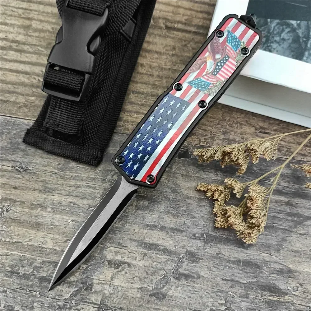 Outdoor Pocket F139 USA Folding Knife 440C Blade Zinc Alloy Handle Defense EDC Hunting Knives Camping Tactical Hot Sale Tools