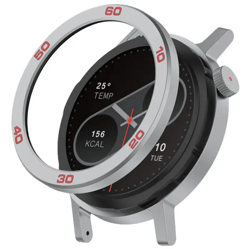 Para cmf relógio pro2 moldura protetor de tela capa protetora resistente a riscos anel caso para mulheres adultos trabalho