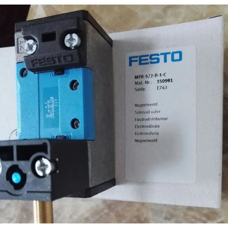 

One FESTO MFH-5/2-D-1-C 150981 Solenoid Valve New Expedited Shipping