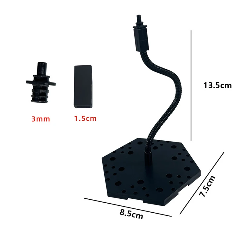 Snake Tube Model Bracket for Figure Display Stand