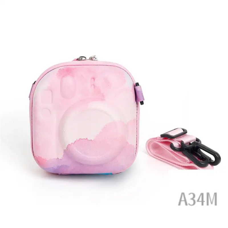 

A34M-Instant Camera Case Bag For Fujifilm Instax Mini 12/11/9/8/7/40 Camera Carrying Shockproof EVA
