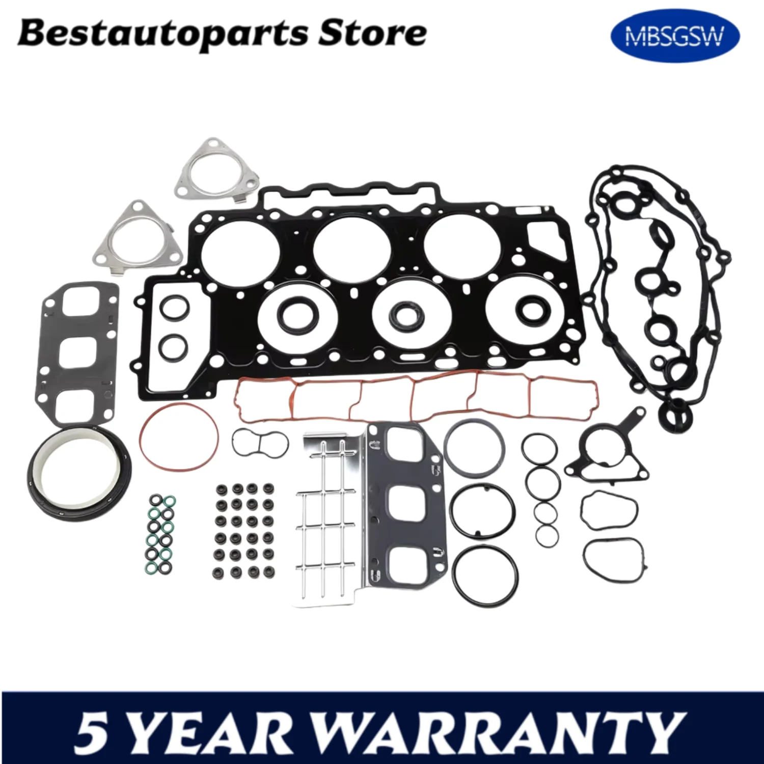 

Engine Part Cylinder Head Gasket Set Fit 3.6 L V6 GAS DOHC For 06-17 Audi Q7 VW CC EOS Passat Porsche Cayenne Skoda Superb 3.6L