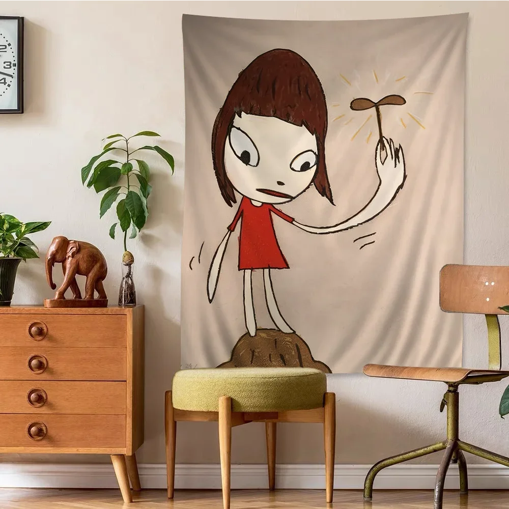 Yoshitomo Nara Dream Doll Anime Tapestry Art Science Fiction Room Home Decor Wall Art Decor