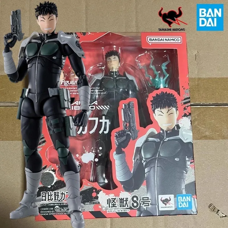 

In Stock KAIJU NO.8 KAFKA HIBINO Bandai SHF S.H.Figurats Anime figure full Action Figure Finished Model Kit Toy Gift for Kids
