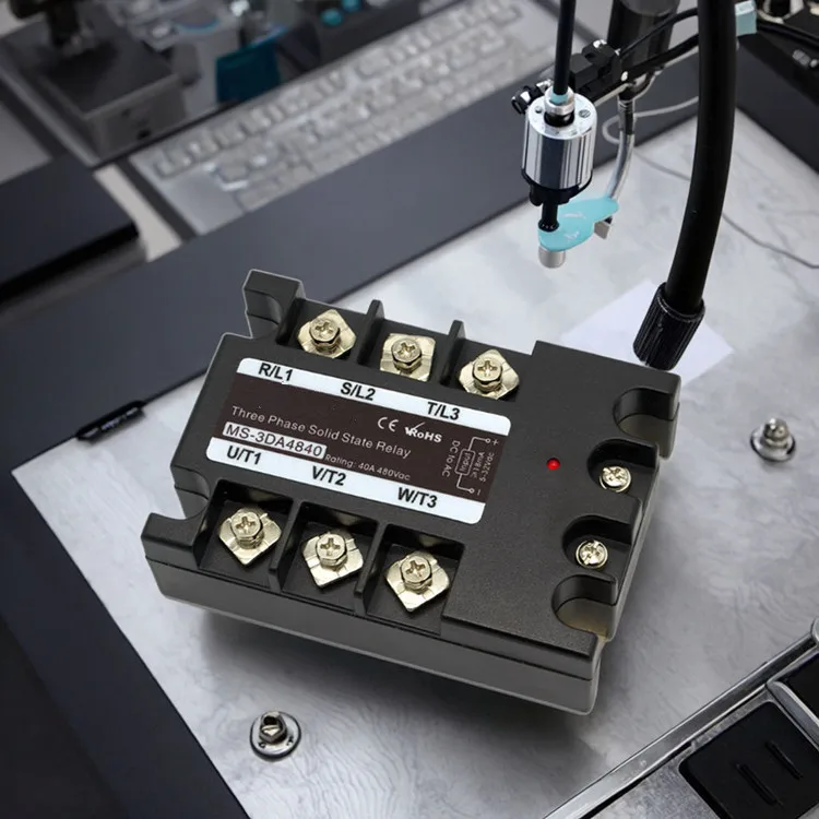Xtester-MS-3DA4840 High Power 40Amps Three-Phase Solid State Relay 220V Equipment Machine with CE and Rohs Certificates