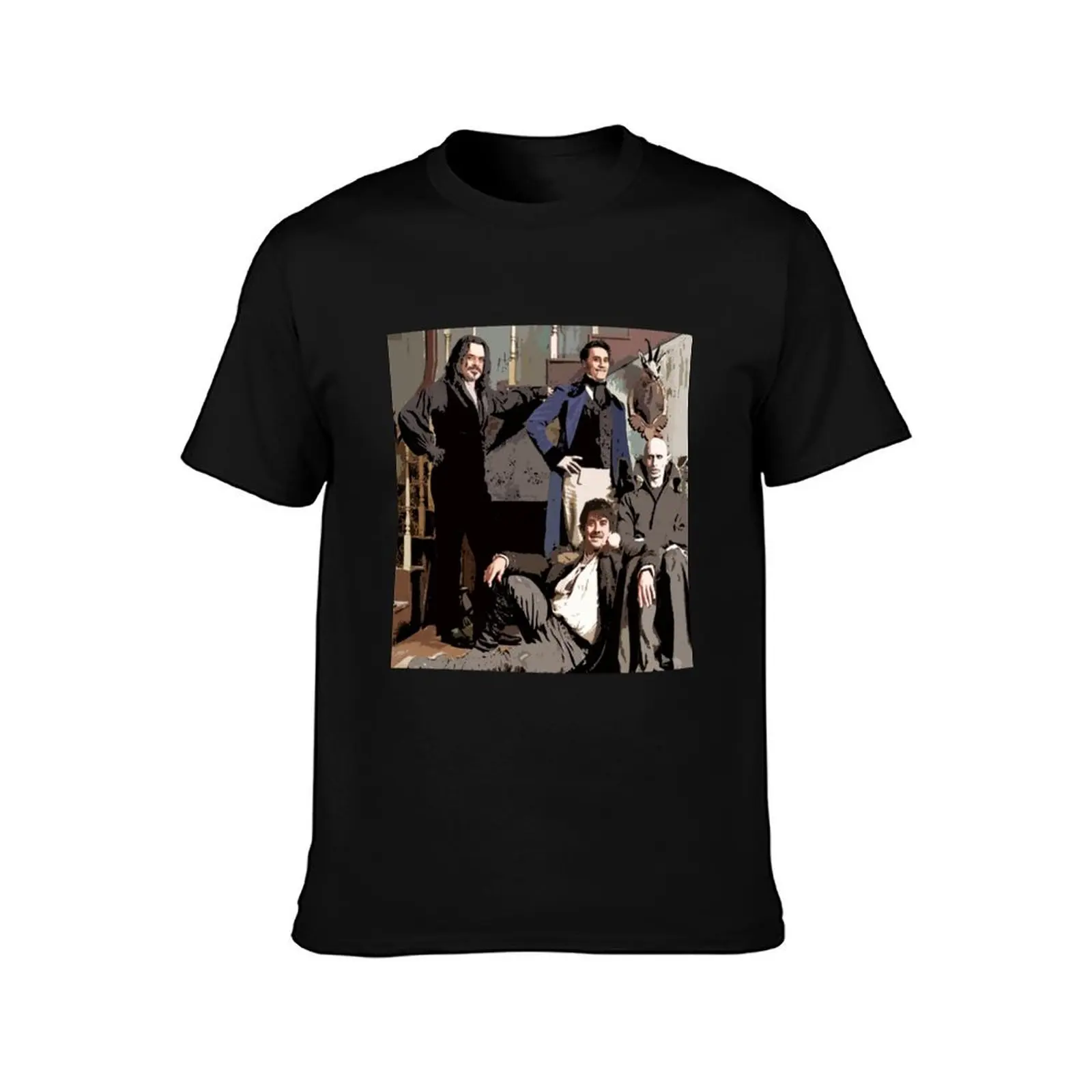 What We Do in the Shadows 4 T-Shirt Summer Casual Cotton Tee Oversized Streetwear Tops Vintage Graphic Print 100% Cotton