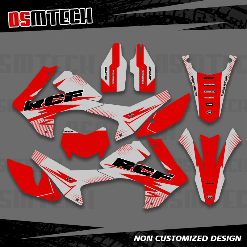 

DSMTECH для HONDA CRF250L CRF 250L 2012 2013 2014 2015 2016 2017 2018 2019 2020 графические наклейки наклейки для мотоцикла 004