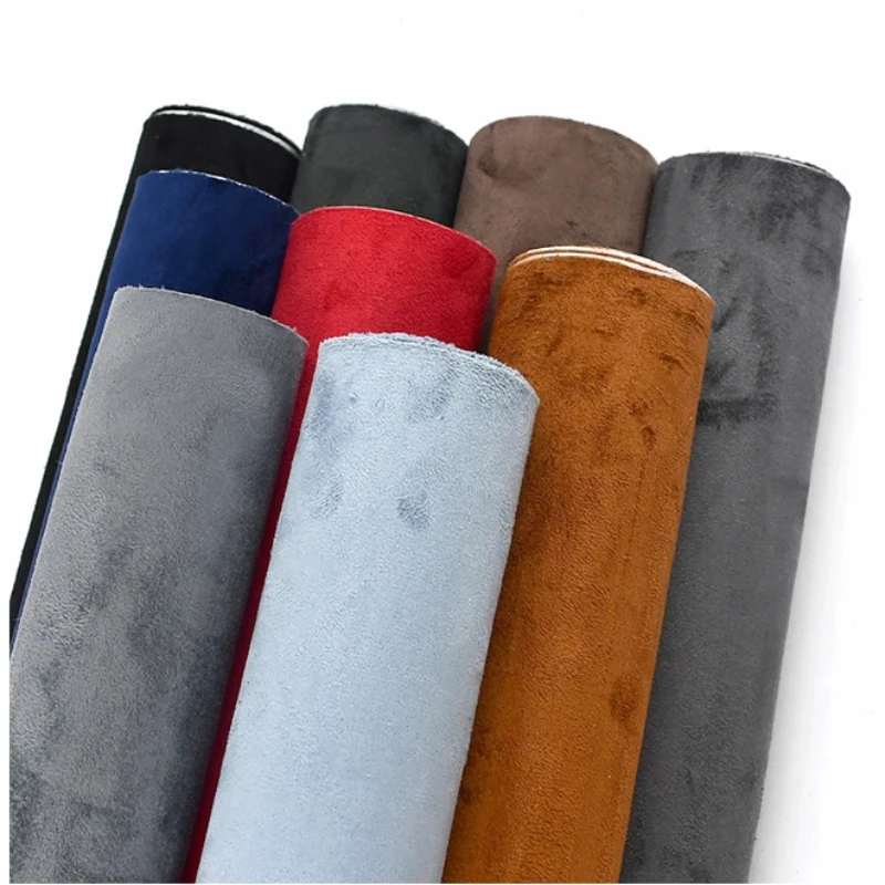 100x149cm Self Adhesive Leather Suede Fabric Velvet Alcantara Wrap Roll for Car Interior Modification Door Panel Workbench DIY