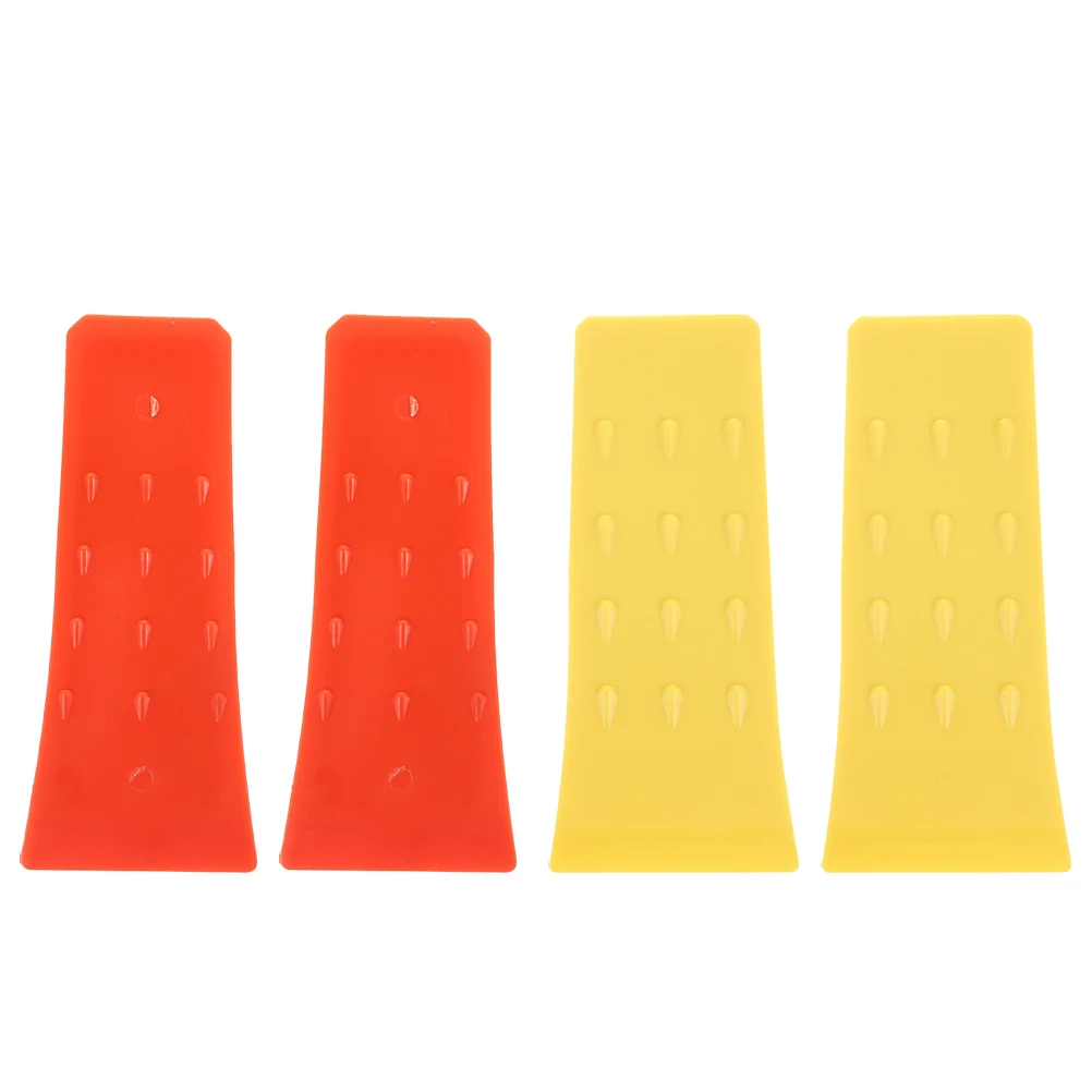 

4pcs Logging Wedge 5 Inch Plastic Felling Wedges for Tree Cutting Garden Tools Durable Wood Splitting Chock Multipurpose