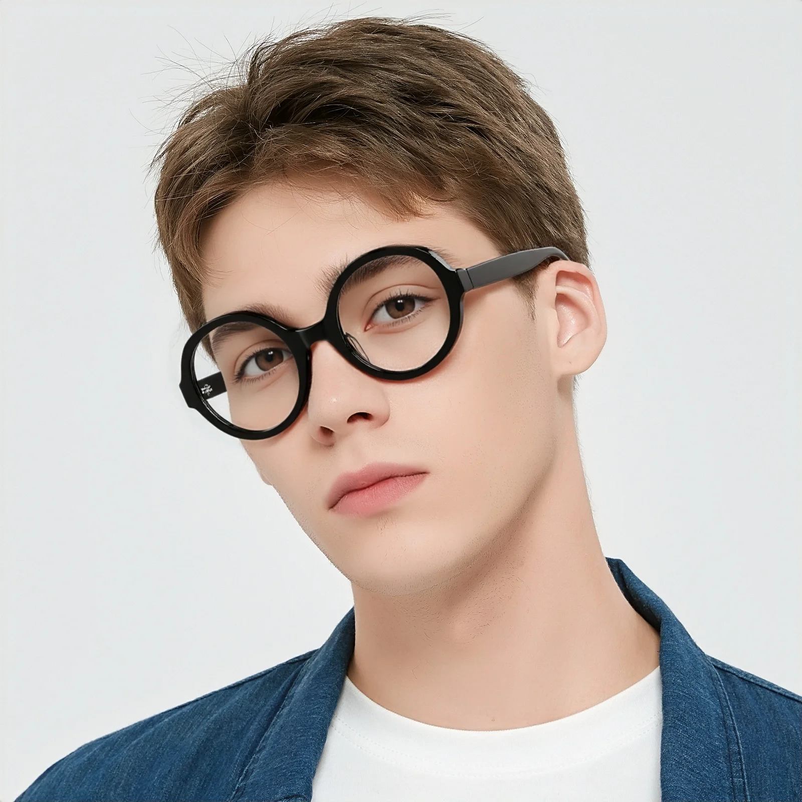 

Retro Photochromic Reading Glasses Anti Blue Light Blocking Readers Sunglasses Myopia Acetate Frame Women Men Diopter 0 to 4.0
