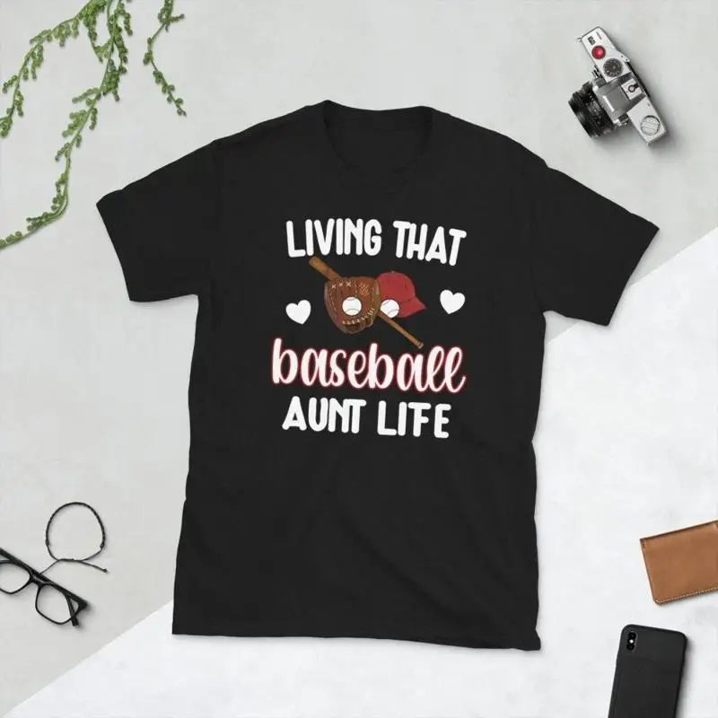 

Baseball Aunt Lover Auntie Mothers Day T Shirt