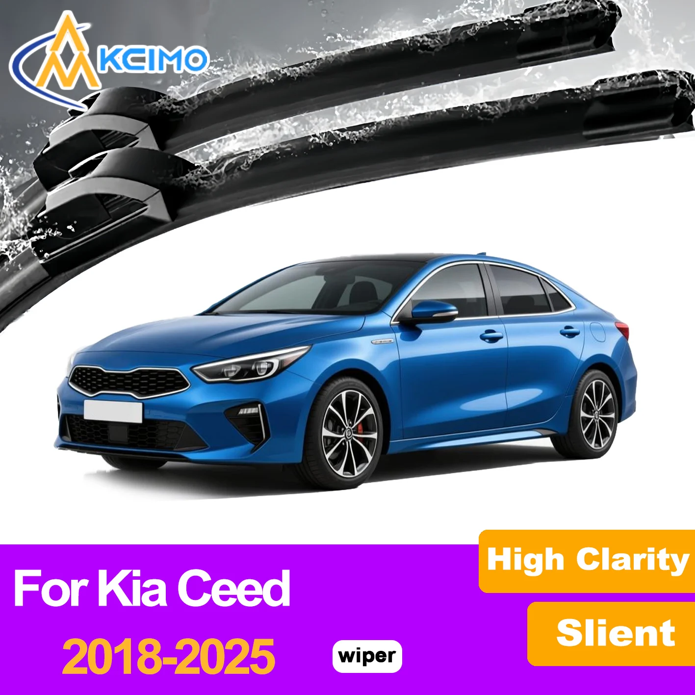

2Pcs Front Windshield Wiper Blades For Kia Ceed 2018-2025 Windscreen Window Car Accessories