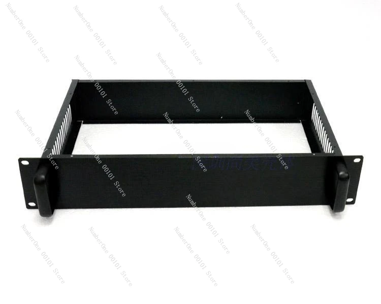 black 19 inch 2U project DIY chassis data switch box Chassis power communication server chassis 425*88*250 mm