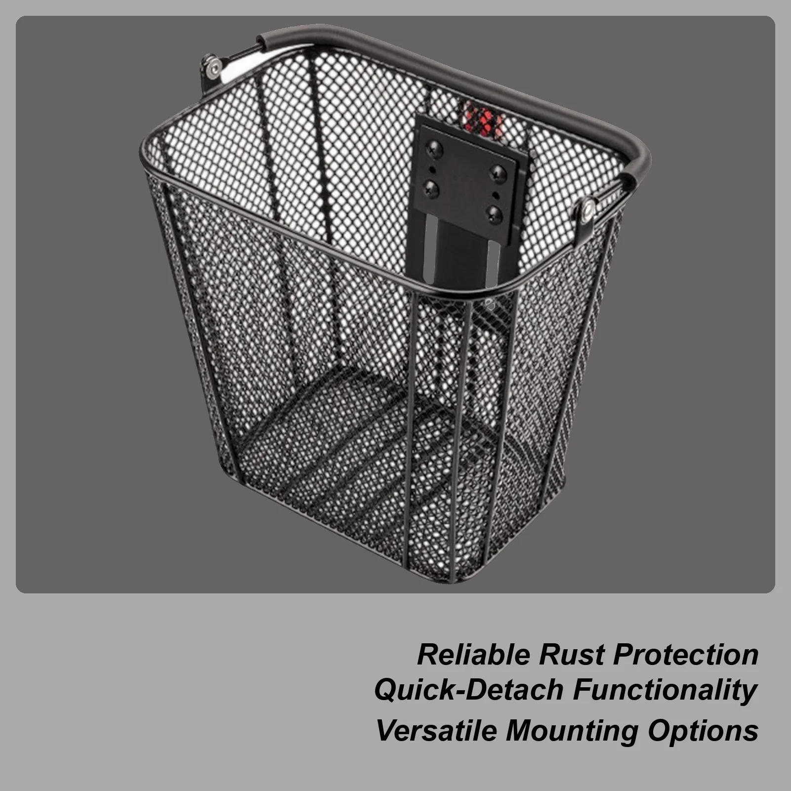 

Basket For Bike Weather Resistant Quick Release Metal Storage Basket Bike Accessories For Road Mountain Electric Scooter Cycling