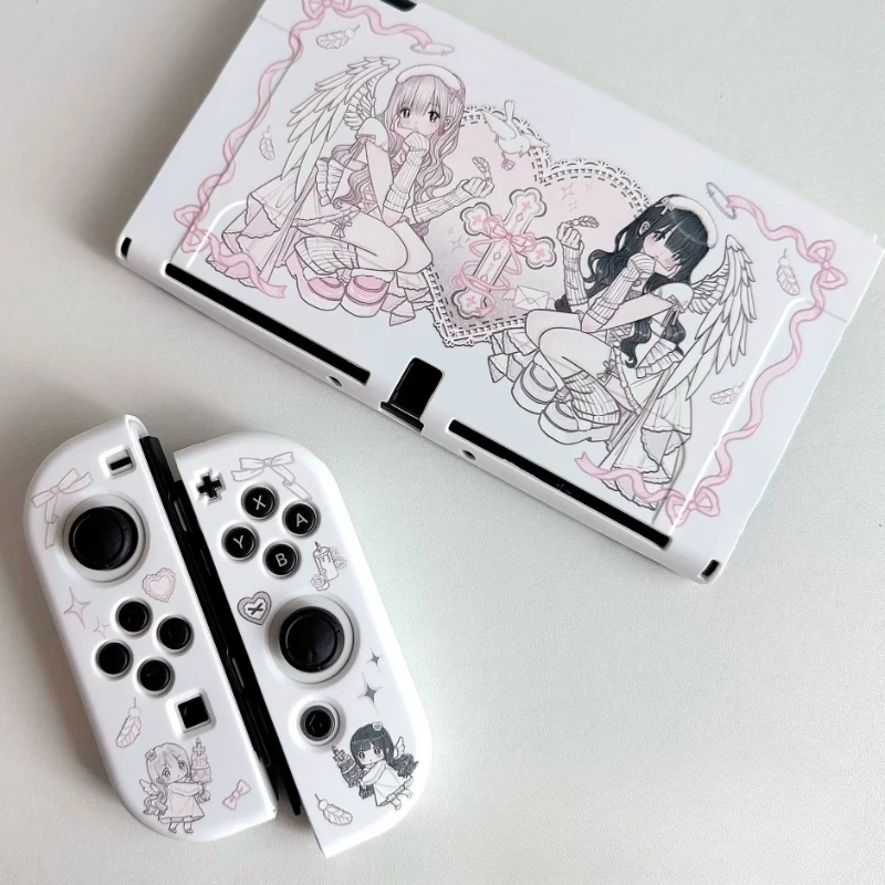 Etui ochronne Angel Girl Switch, miękka obudowa ochronna na kontroler NS2 NSOLED — zdjęcie produktu 5
