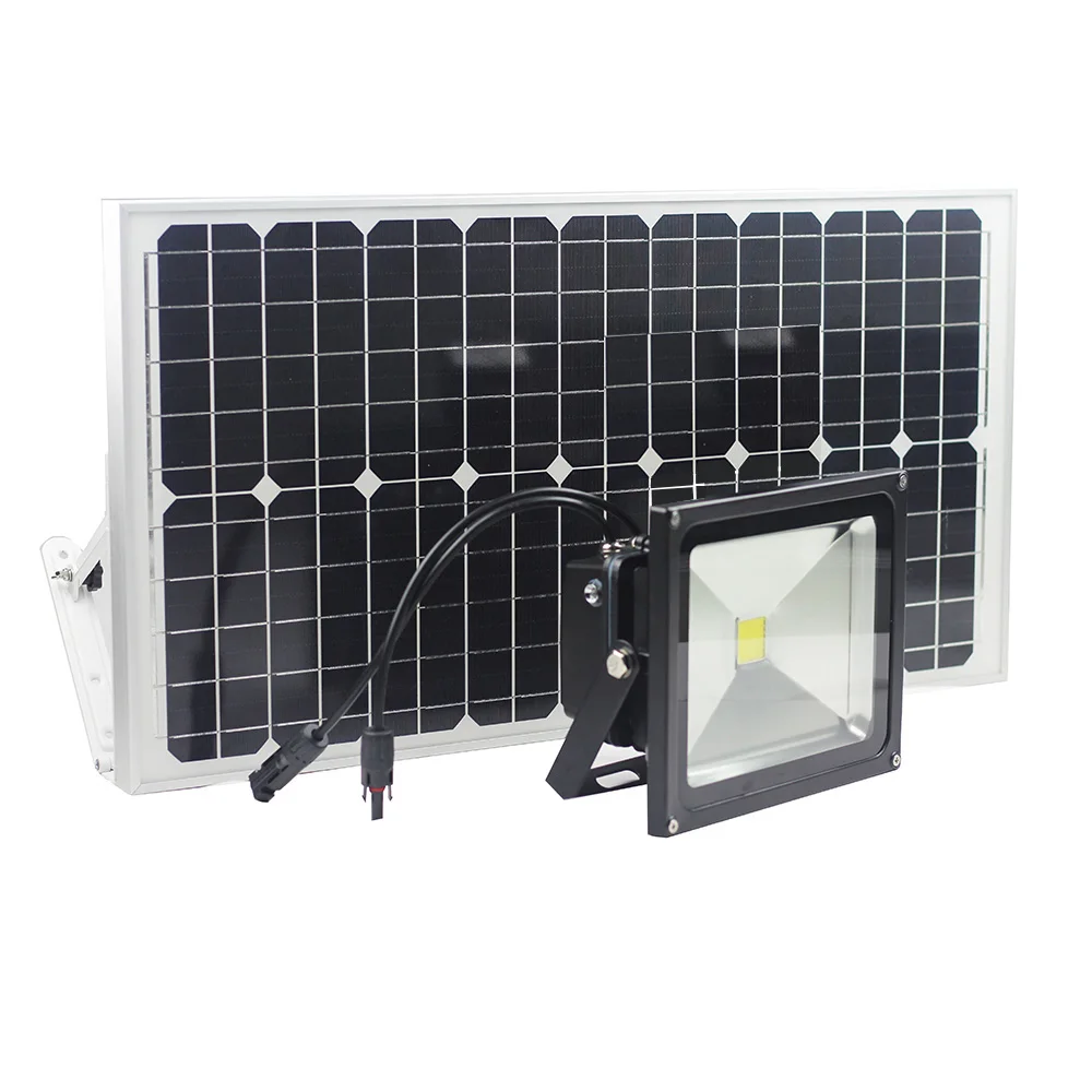 Imagem -02 - Waterproof Solar Led Floodlight com Daylight Sensor Lâmpada de Parede Exterior Auto Running Spotlight