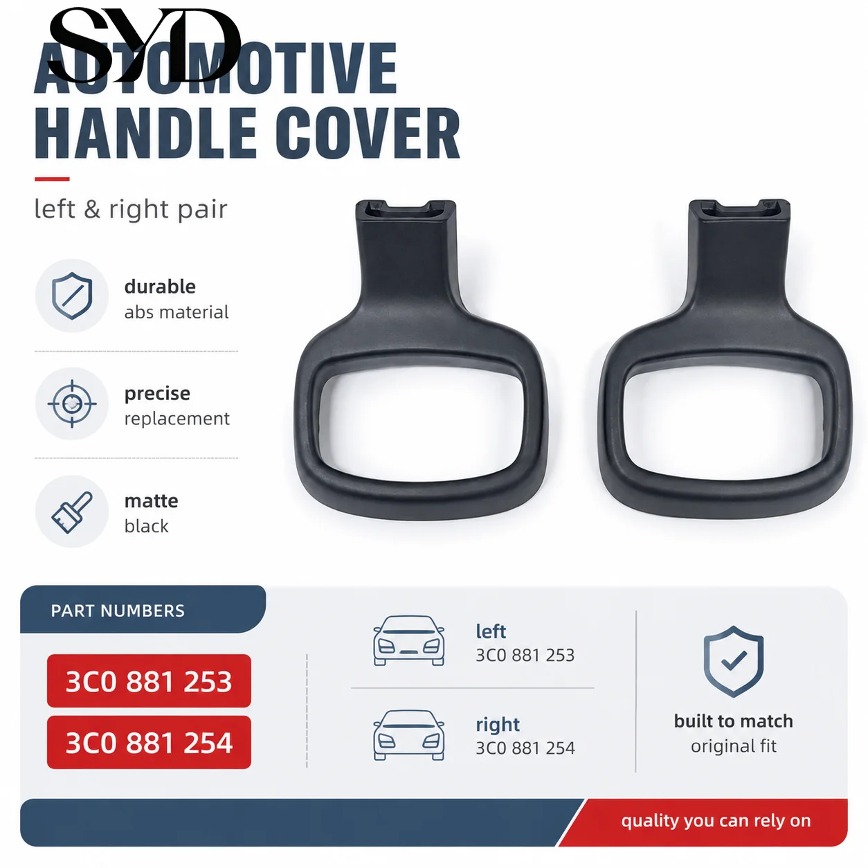 2Pcs Car Front Seat Adjustment Handle Lever For VW Polo Main and Co‑Pilot Side Manual Seat Recline Adjuster Handle