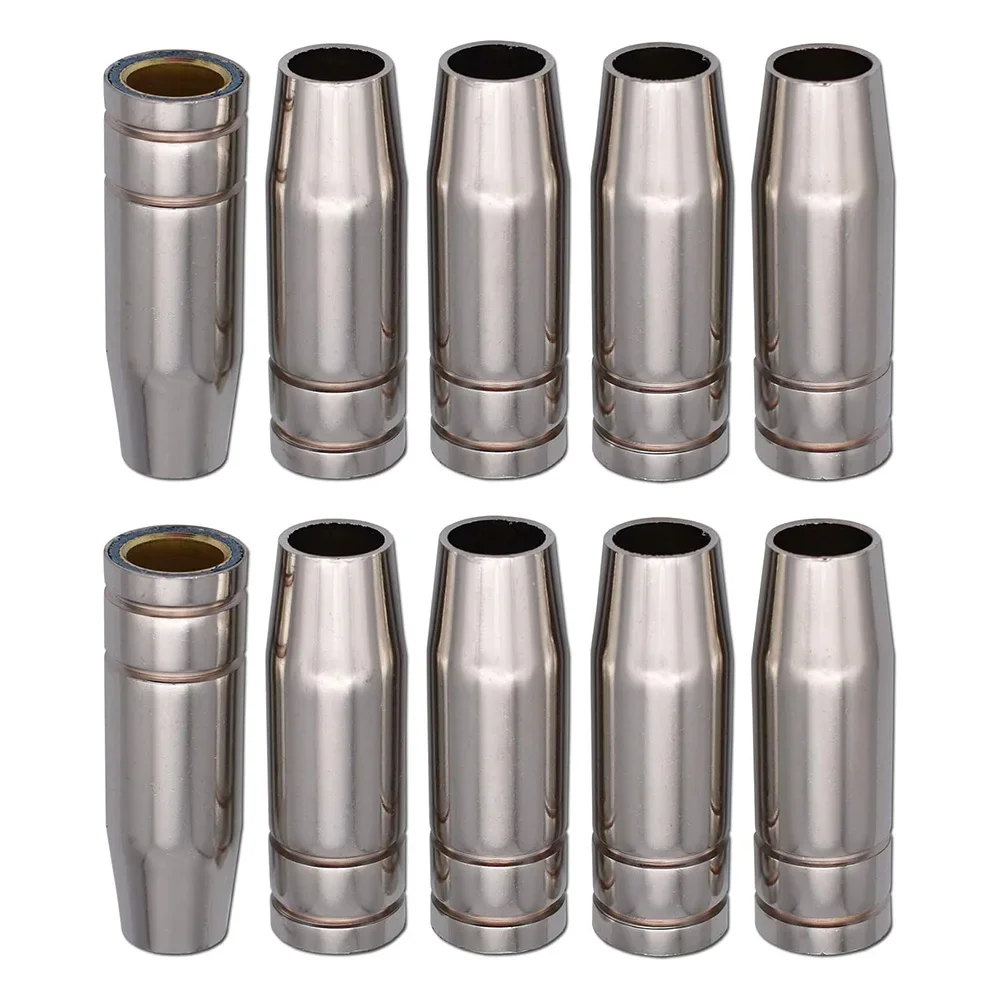 10pcs Gas Nozzle For Mb15 Mig Power Tool Accessory MB15 Nozzle 12mm Conical Nozzle Protection Cup Strict Quality Control