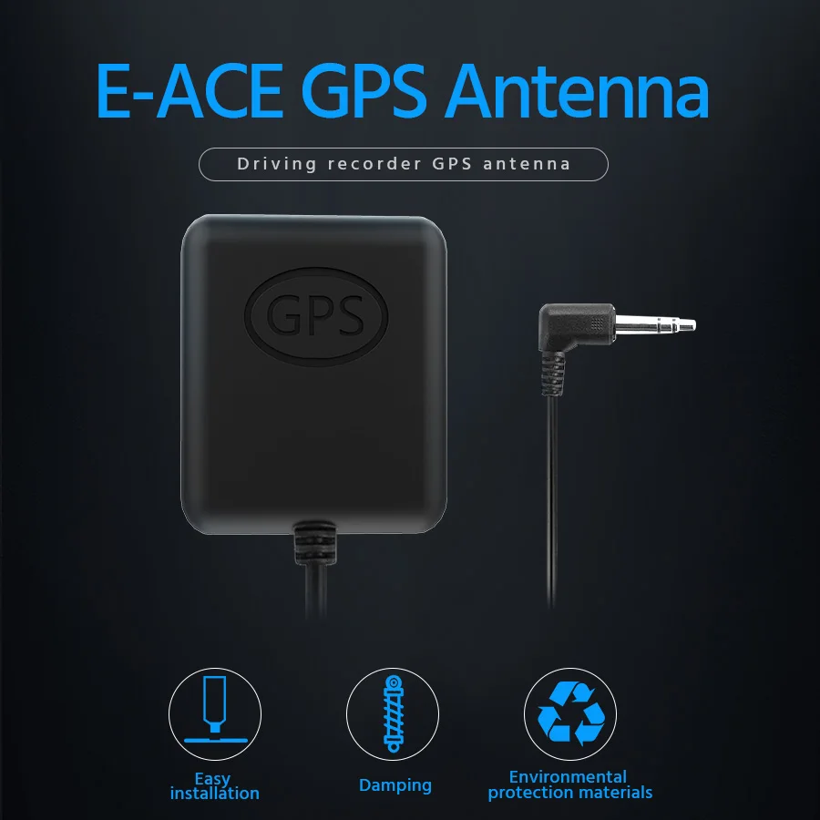 E-ACE GPS Module For Car DVR GPS Log Recording Tracking Antenna For Car Dash Camera A37/A37P/A38/A45/A45P