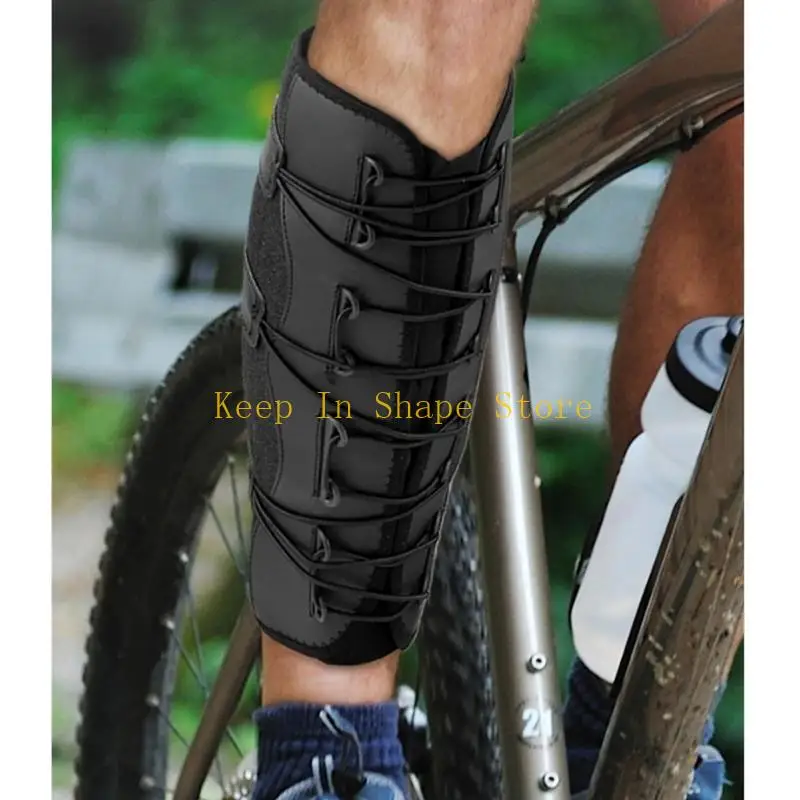 U1JC Adjustable Athletic Calf Support Sleeve Breathable Leg Protector Calf Brace For Men Women Running Cycling Soccer Workout