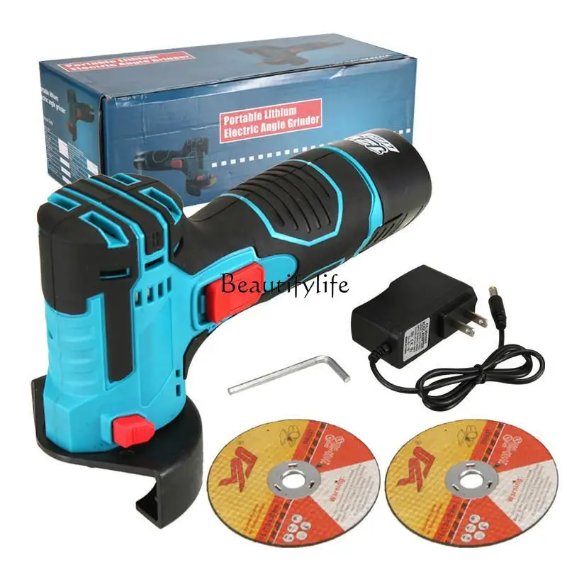 3-110V Rechargeable Mini Angle Grinder Cutting Machine Small Electric Hand Grinder Handheld Hand Grinding Wheel