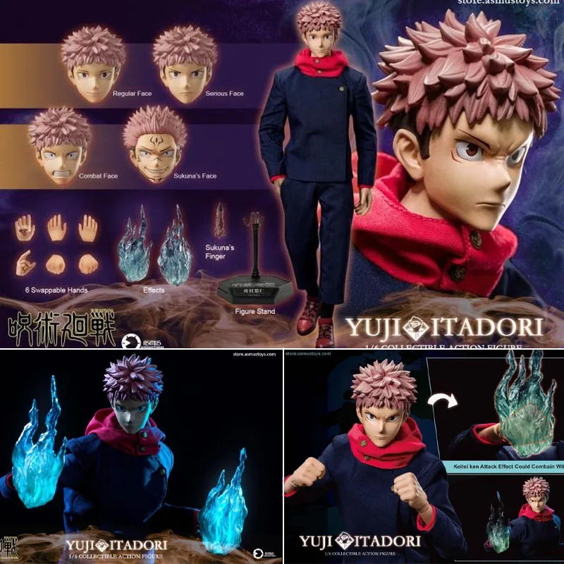 Stock Original Asmus Toys Itadori Yuji Action Figure 1/6 Jujutsu Kaisen Jjks0a Collectible Model Dolls Statuette Ornament Gift