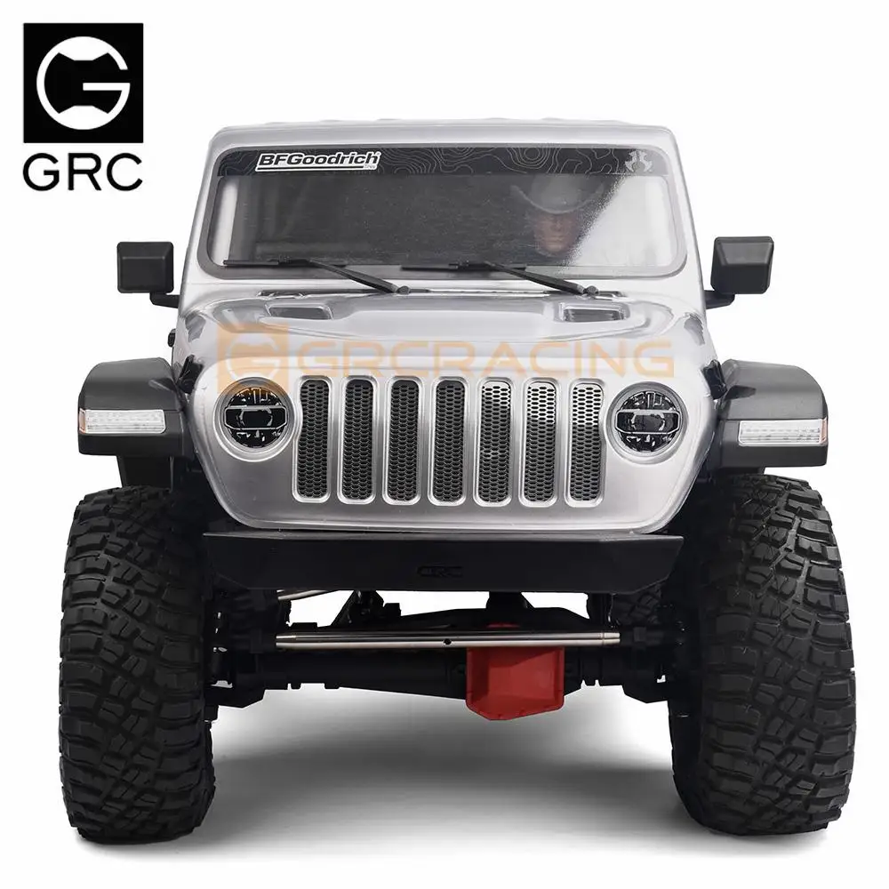 GRC RC Car Sticker for Axial SCX6 Wrangler Metal Stainless Steel Reservoir Water Tank Insect Net Upgrade Accessories G173GS/B