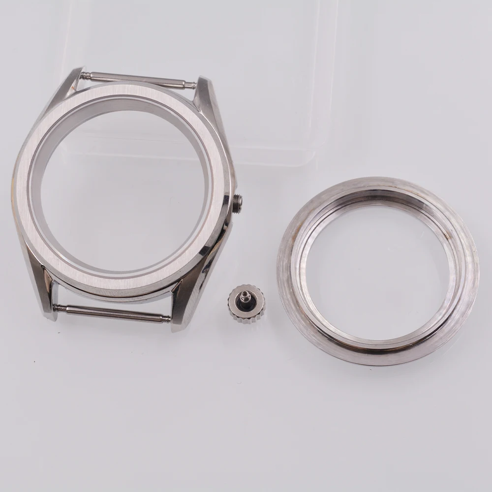 

38mm watch case stainless steel case 10ATM water resistant sapphire glass compatible NH35 NH36 ETA2824 PT5000 ST2130 movement