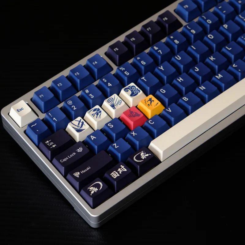 

PBT Material 147Keys Swordsman Cherry Profile Dye Sublimation Keycaps Fits MX Switch 61/64/68/75/86/98/104 Mechanical Keyboard