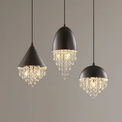 Dinning K9 Crystal Chandelier Designer Golbe LED Tassel Lamp For Exhibition Hall Restaurant Living Room Decor Luxury Hanglamp