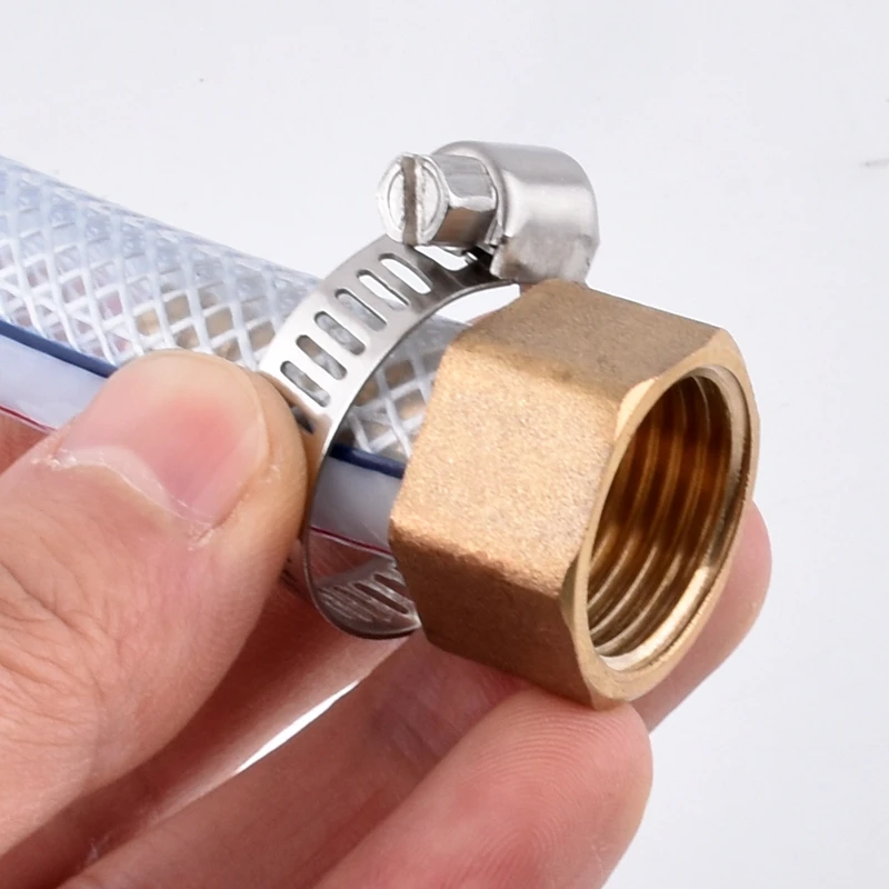 2pcs Copper G1/2 Female Thread Pagoda Connector Garden Water Connectors Aquarium Tank Adapter Watering Irrigation Hose Joint