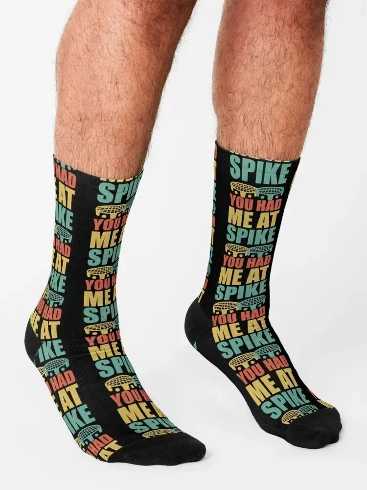 You had me at Spike - Roundnet - Spikeball Socks men cotton high quality gifts Socks Men Women's