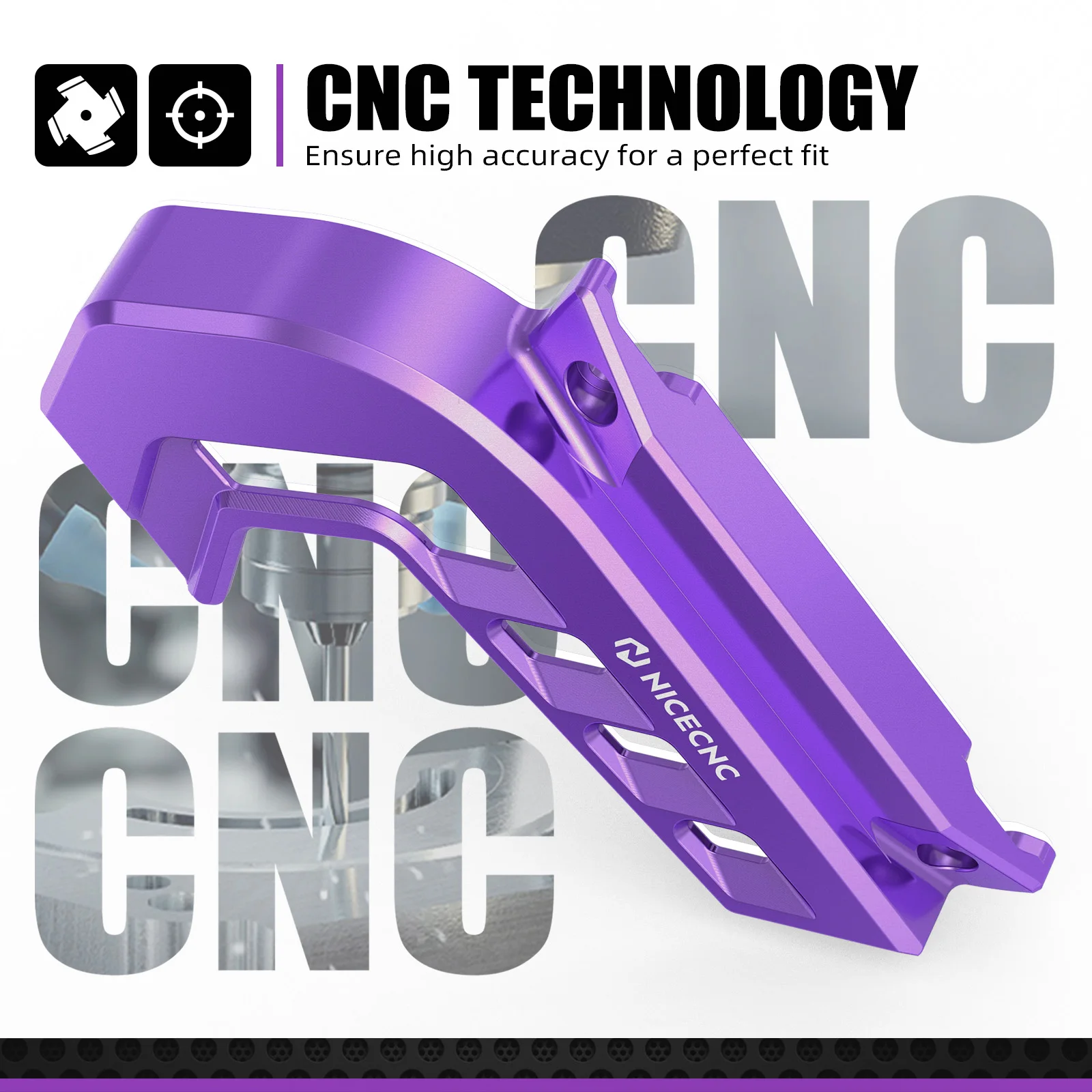 NICECNC For Stark Varg EX MX 2024-2025 Sprocket Cover Chain Guard Cover Protector Aluminium Electrical Motorbike Accessories