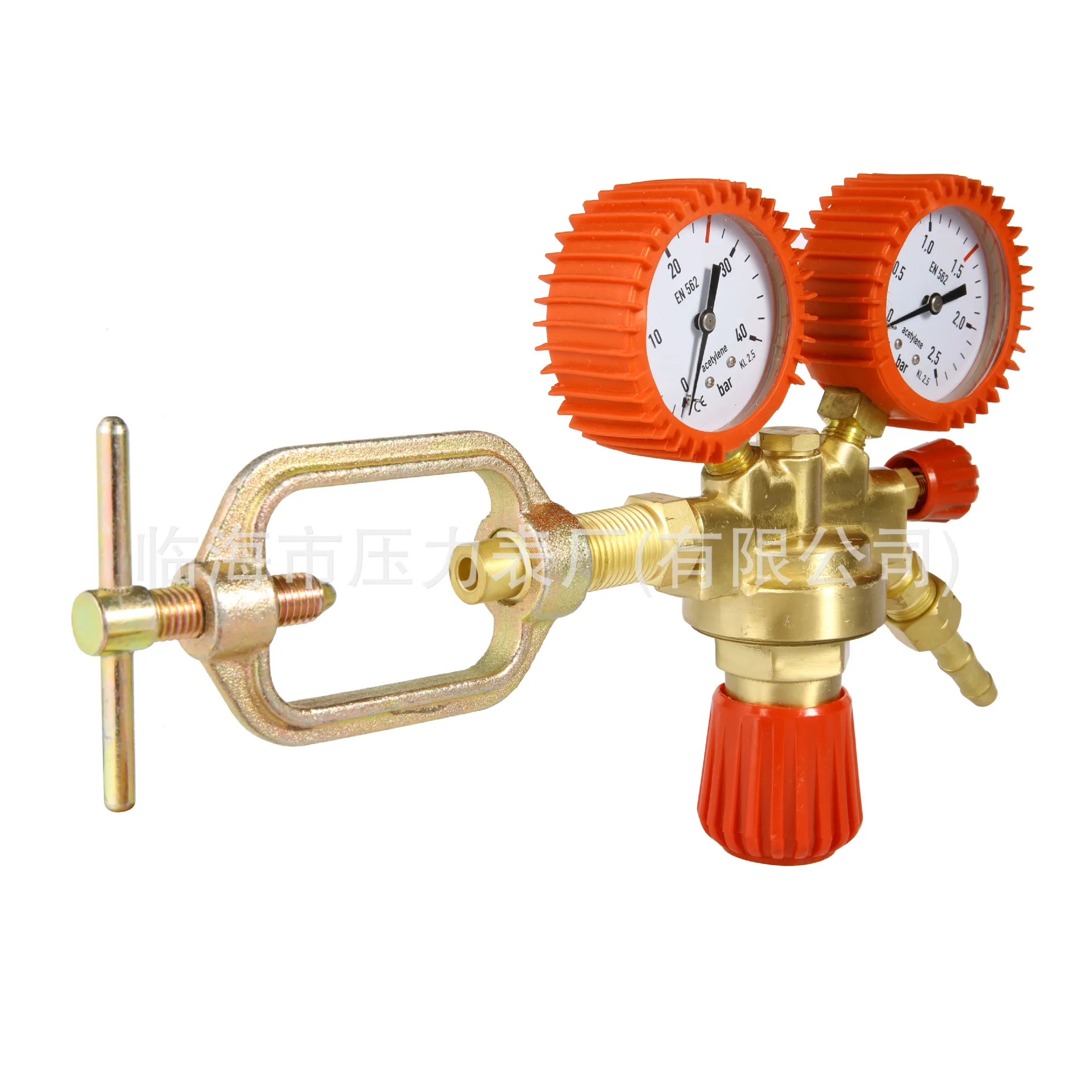 European brass acetylene decompressor oxygen meter acetylene meter AR-09 single stage