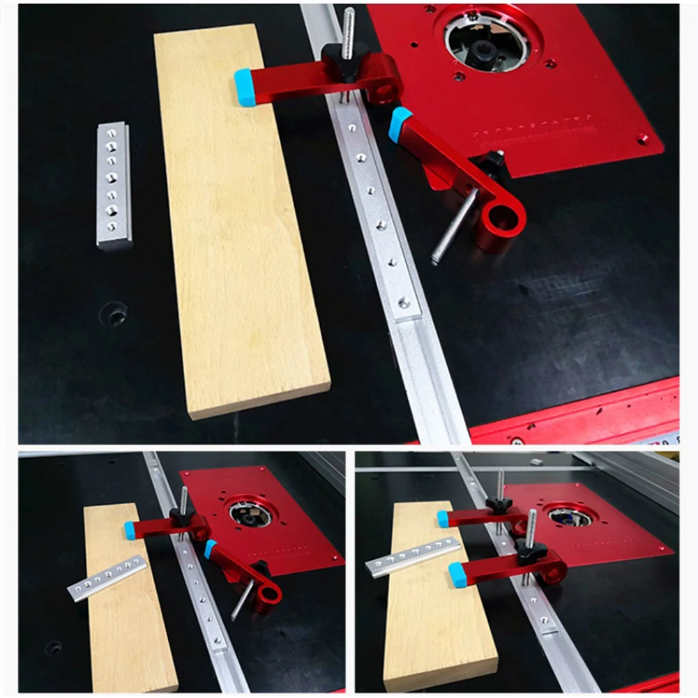 

2pcs 100mm-450mm Aluminum Alloy T-track Slider Suitable For Woodworking Table, Table Saw, Table Drill, Miter Saw, Milling Table