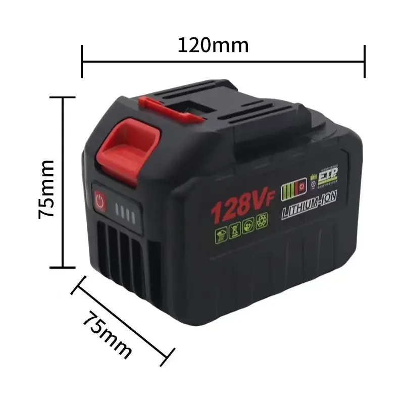 Imagem -03 - Lithium Ion Battery para Makita Serra Elétrica Wrench Drill Brushless Angle Grinder Low Power Tool 48vf 108vf 128vf