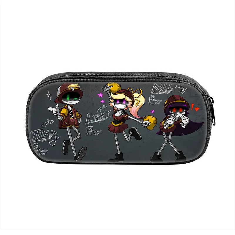 Murder Drones Anime Peripheral Pen Box Bag Student Large Capacity School Supplies Zipper Pencil Case Stationery Birthday Gift view 6