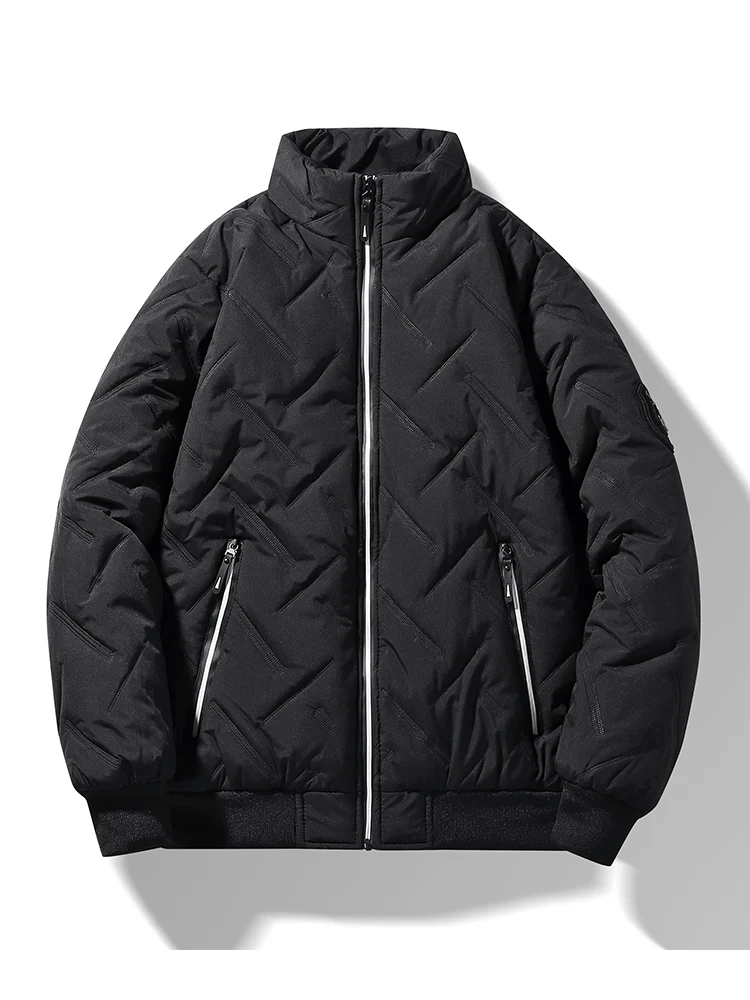 

Мужская куртка из утепленного хлопка на осень-зиму, новая коллекция, стильный бренд, теплая, прочная, универсальная, ветрозащитная, пуховая хлопковая куртка.