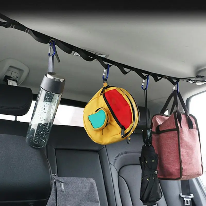 Multifunctional Clothes Rope Portable Clothes Drying Rope Travel Clothesline Cord with Windproof Buckles Car Accessories