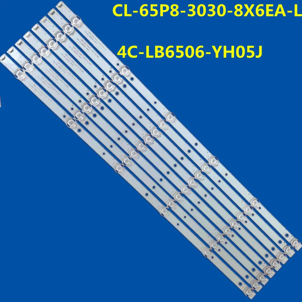 

LED Backlight Strip 65P8-3030-8X6EA-L LX20210618 YHE-4C-LB6506-YH05J For 65P8 65T680 65T6M 65V680 65U59 65UC3800C 65U5900C