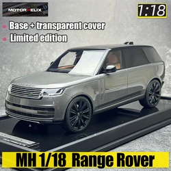 MOTORHELIX 1:18 MH 1:18 Range Rover Honour and honour Genesis extended edition Resin Car model SUV Static ornament Holiday gift