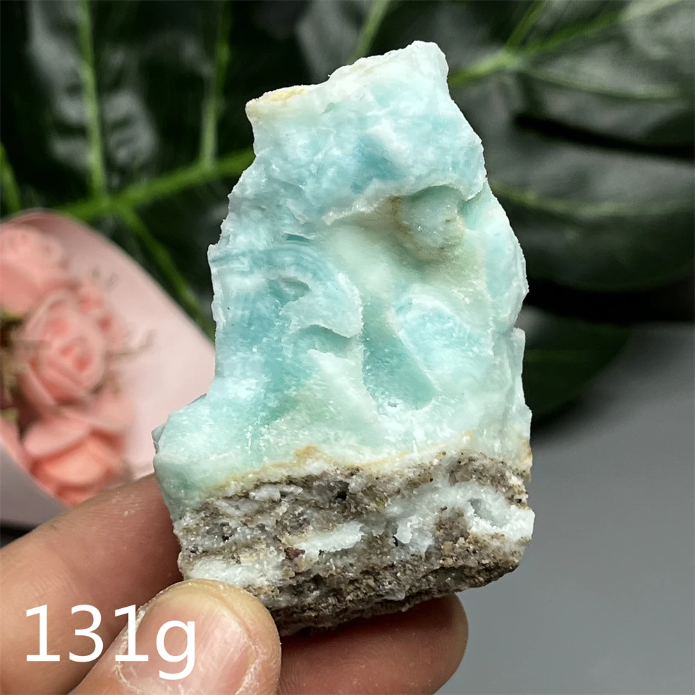 Home Decor Za - Pierre précieuse naturelle Hémimorphite Larimar, spécimen